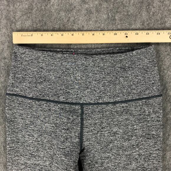 Victorias Secret Sport Leggings Medium Gray Heather Mid Rise Capri Cropped Women - Picture 8 of 11